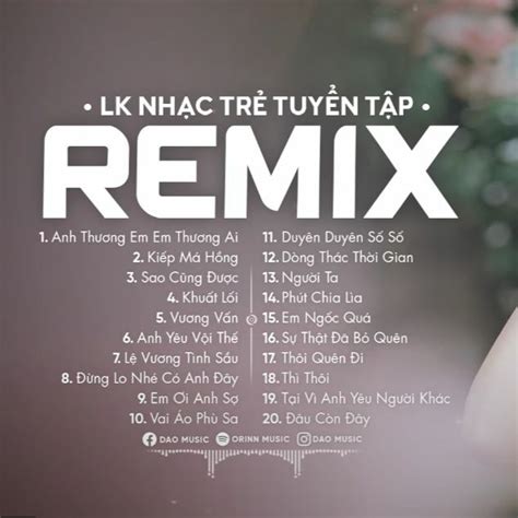 Stream NHẠC TRẺ REMIX HOT NHẤT HIỆN NAY EDM TikTok ORINN REMIX Lk Nhạc Trẻ Remix