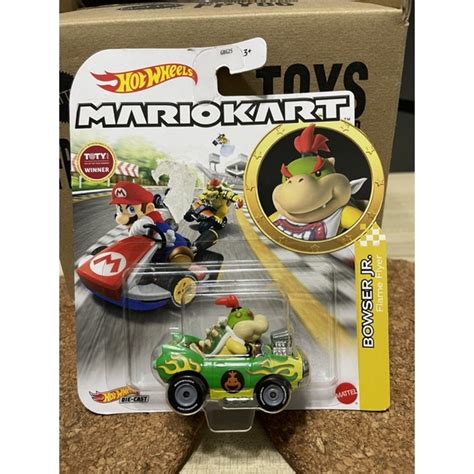 Hot Wheels 風火輪 MARIO KART 瑪莉歐賽車 小庫巴 BOWSER JR STANDARD KART 蝦皮購物