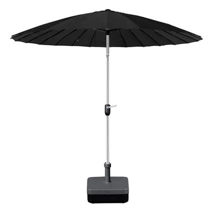 Shanghai Parasol Aluminium 270 Cm Met Opdraaimechanisme Charcoal