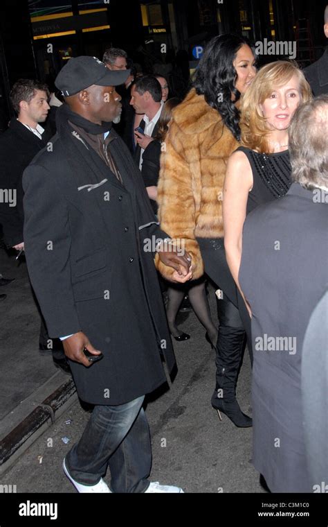 Djimon Hounsou And Kimora Lee Simmons New York Premiere Of Nine
