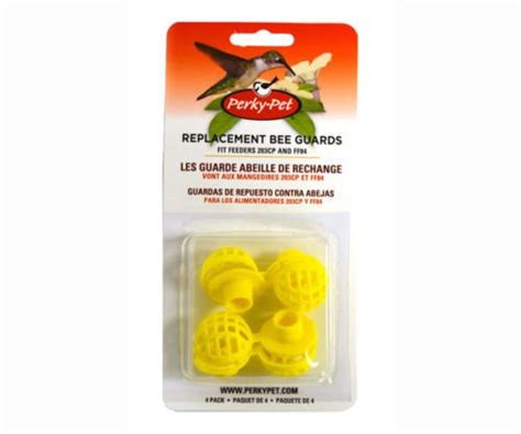 Perky pet Hummingbird Feeder Bee Guard, Replacement Pack, 4 piece