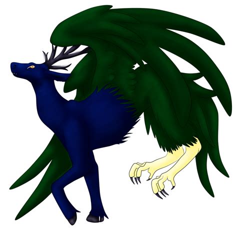 Commission Peryton By Astracora On Deviantart
