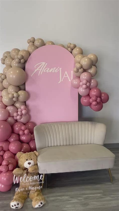 Shades Of PINK Balloon Garland Splash Of Nude Balloon Decorations Balloon Centerpieces