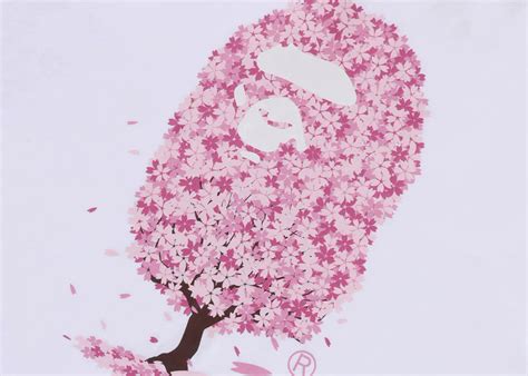 BAPE Sakura Tee (SS24) White Men's - SS24 - US