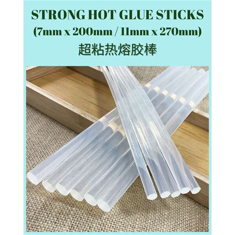 15pcs 50pcs Strong Hot Glue Sticks 7mm x 200mm 110mm x 270mm 超粘热胶溶棒 Shopee Malaysia