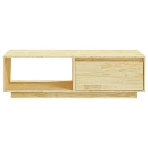 Abb Table Basse X X Cm Bois De Pin Massif Qqmora Air