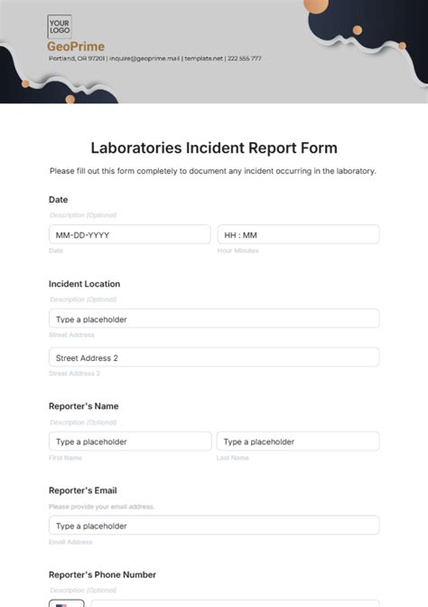 Free Guest Incident Report Form Template To Edit Online