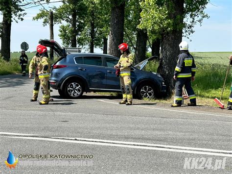 Wypadek Z Udzia Em Dw Ch Samochod W Osobowych Na Skrzy Owaniu Dk Z