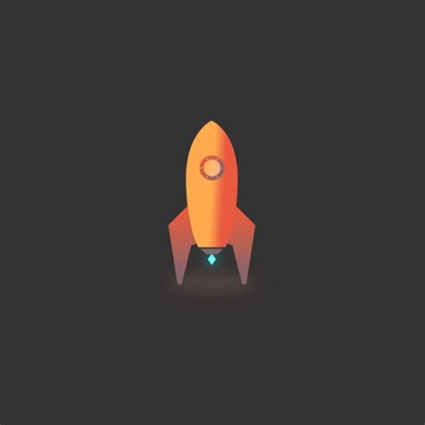 Rocket Ship (animated gif) | Motion graphics design, Motion design ...