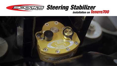 Installing Scotts Steering Stabilizer On Yamaha Tenere 700 YouTube