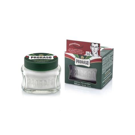 Крем до бритья (прешейв) Proraso Зеленый ментол 100 мл – купить в ...