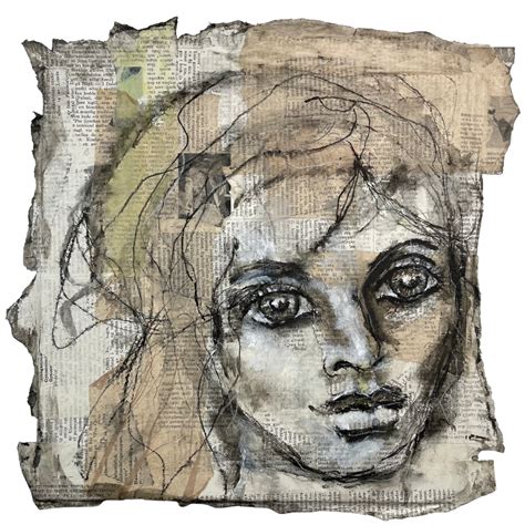Grow with Flow Mixed media art — Jenny Grant Art Mixed Media Artist