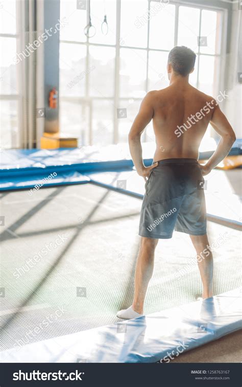 Sporty Naked Waste Man Hands On Stock Photo Shutterstock