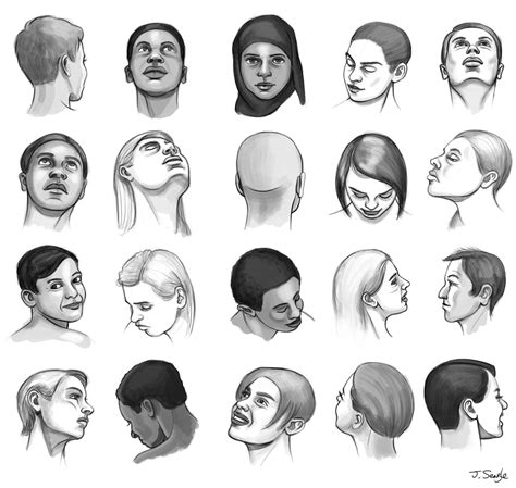 Jeff Searle: Drawing the head from different angles | Drawing the human
