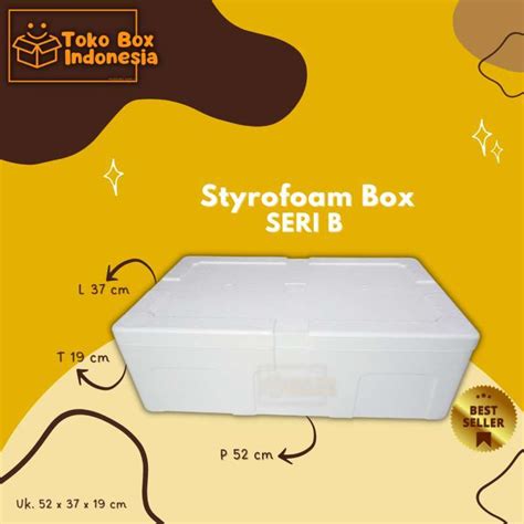 Jual Styrofoam Box Seri B Styrofoam Box Ikan Frozen Food Di Seller