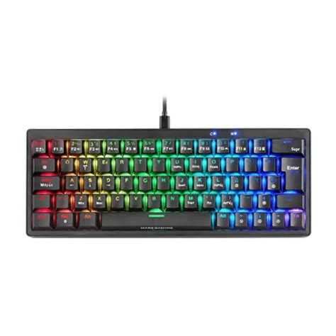 MARS GAMING MKMINIPRO HOT SWAPPABLE RGB MECHANICAL GATERON BROWN MEGA PC GIGA TECH