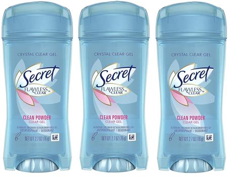 amazoncom secret flawless clear gel antiperspirant  deodorant
