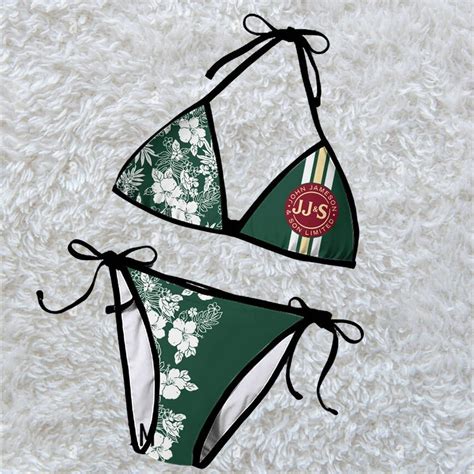 Summer Floral Blend Striped Jameson Triangle Beach Bikini Tw Hearthtops Store