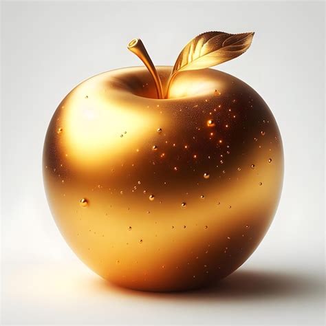 Premium Photo Gold Apple