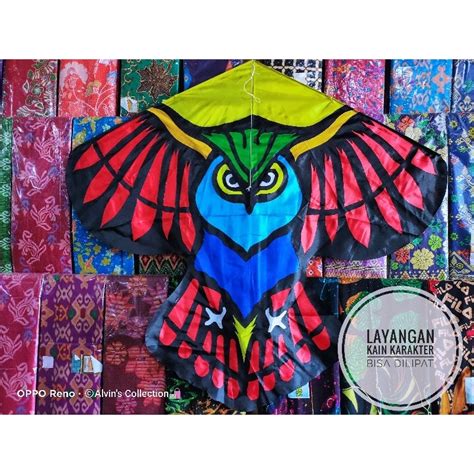 Jual LAYANGAN KAIN CELEPUK BURUNG HANTU Shopee Indonesia