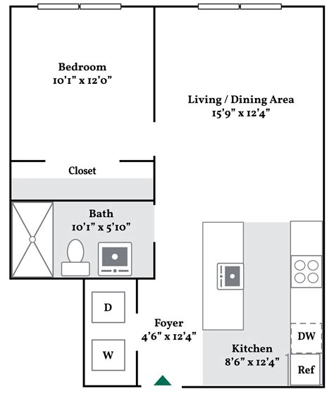 The Ruth, 1 & 2 bedroom in Philadelphia, PA. | The Vault