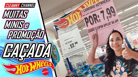 CAÇADA HOT WHEELS PROMOÇÃO e MUITAS MINIS na LOJA PT BR Cleanny