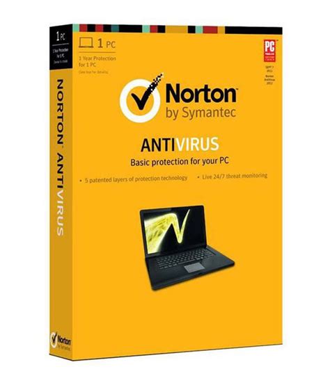 Norton Antivirus Protection Software 2014 1 Pc1 Year Buy Norton