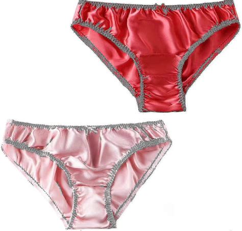 Kvinnors Mulberry Silk Trosor Silk Sexy Bikini Silk Briefs Satin Underkl Der St Fruugo Se