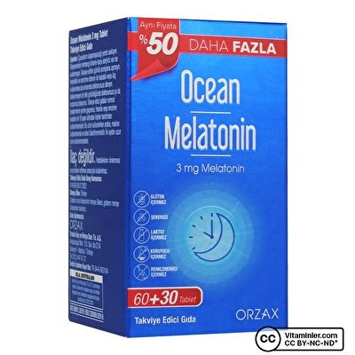 Ocean Melatonin 3 Mg 90 Tablet - Melatonin