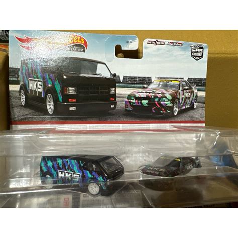 HOT WHEELS 風火輪 汽車文化 HKS 塗裝 R33 GTR 雙車組 蝦皮購物