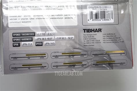 Tibhar Evolution MX-D [Photos & Information] – TTGearLab