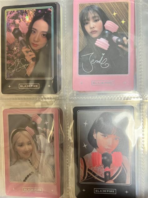 Wts Blackpink Lightstick Version 2 Photocards Hobbies Toys