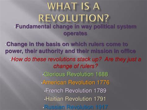 PPT - What is a Revolution? PowerPoint Presentation, free download - ID ...