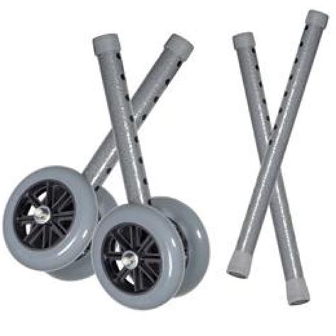 5 Bariatric Walker Wheels With Rear Glides Penrod Medical