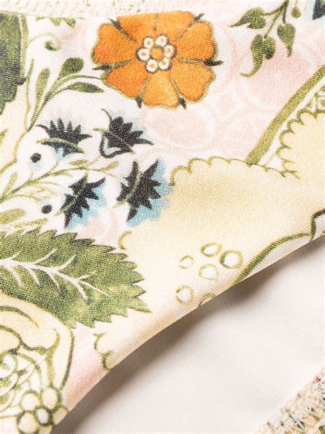 ZIMMERMANN Patterned Bikini Set Farfetch