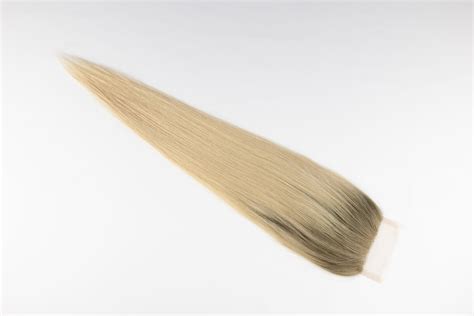 16 66 Lace Base Closure T7 60 Rooted Platinum Blonde Hair Closures And Frontals UK