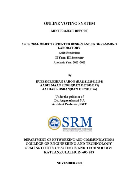 29 Miniproject Online Voting System Pdf Use Case Class