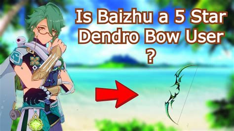 Is Baizhu The Upcoming 5 Star Dendro Bow User Youtube