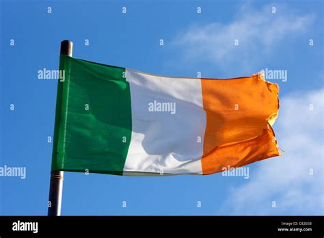 Irish Flag Flying Hi Res Stock Photography And Images Alamy