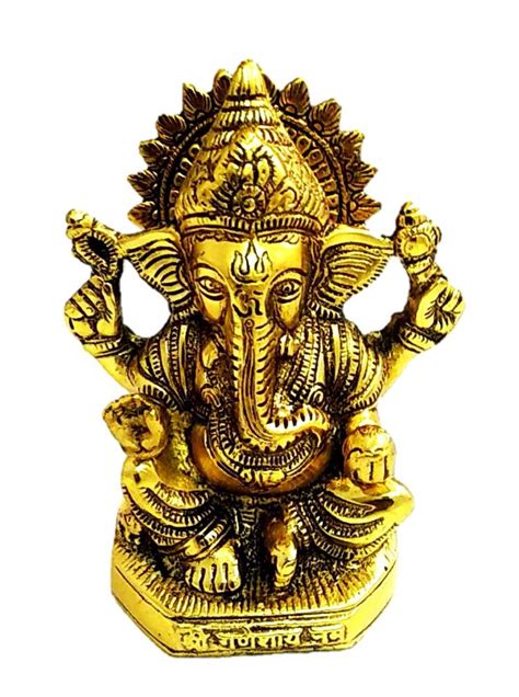 Pjh Aluminium Ganesh Statue Table Top At Rs Piece Aluminum