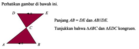 Kumpulan Contoh Soal Segitiga Segitiga Kongruen Matematika Kelas 9