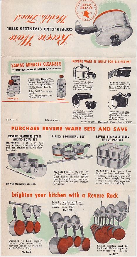 History Of Revere Ware