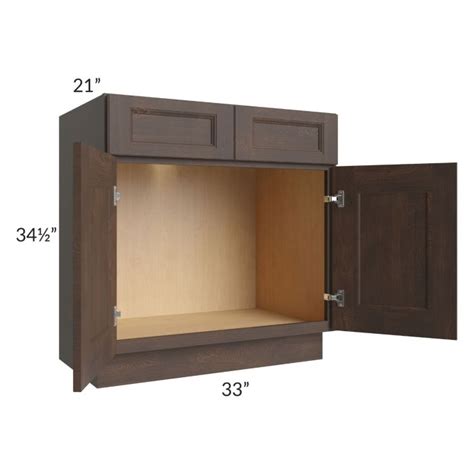 Tuscan Kona Brown 33 Vanity Sink Base Cabinet The Rta Store
