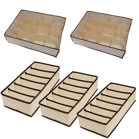 Kit C Organizador De Suti Gaveta Calcinha Lingerie Feito Em Tnt Super Pr Tico Organize