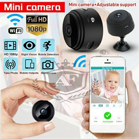 Jual Ip Cam A Mini Spy Wifi Hd Mp Smart Cctv Wireless Camera