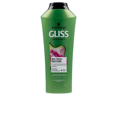 Atkuriamasis šampūnas Gliss Bio Tech Restore 370 ml kaina pigu lt