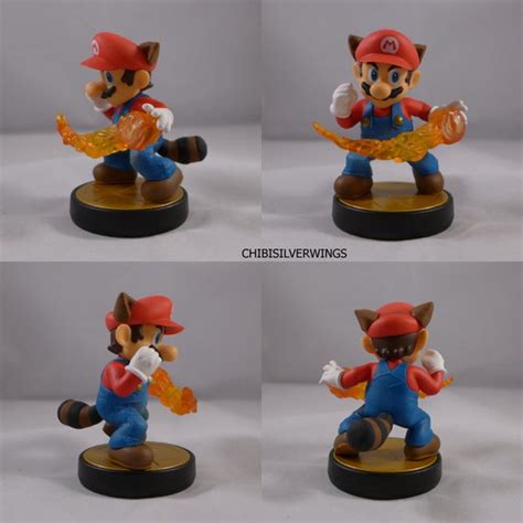 New Custom Amiibo Figures Include Female Pikachu Tanooki Mario Wing