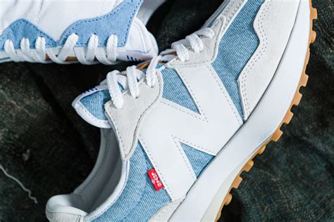 Que Vaut La New Balance 327 Levi S Ws327lva Grey Light Blue Denim