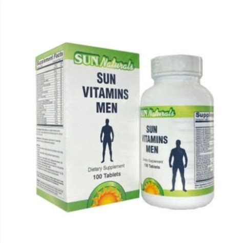 Sun Natural Sun Vitamins Men 100 Tablet | Sifsaf