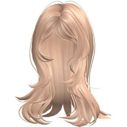Layered Messy Wolfcut In Blonde Roblox